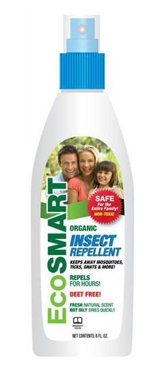 EcoSmart Insect Repellent with organic essential oils